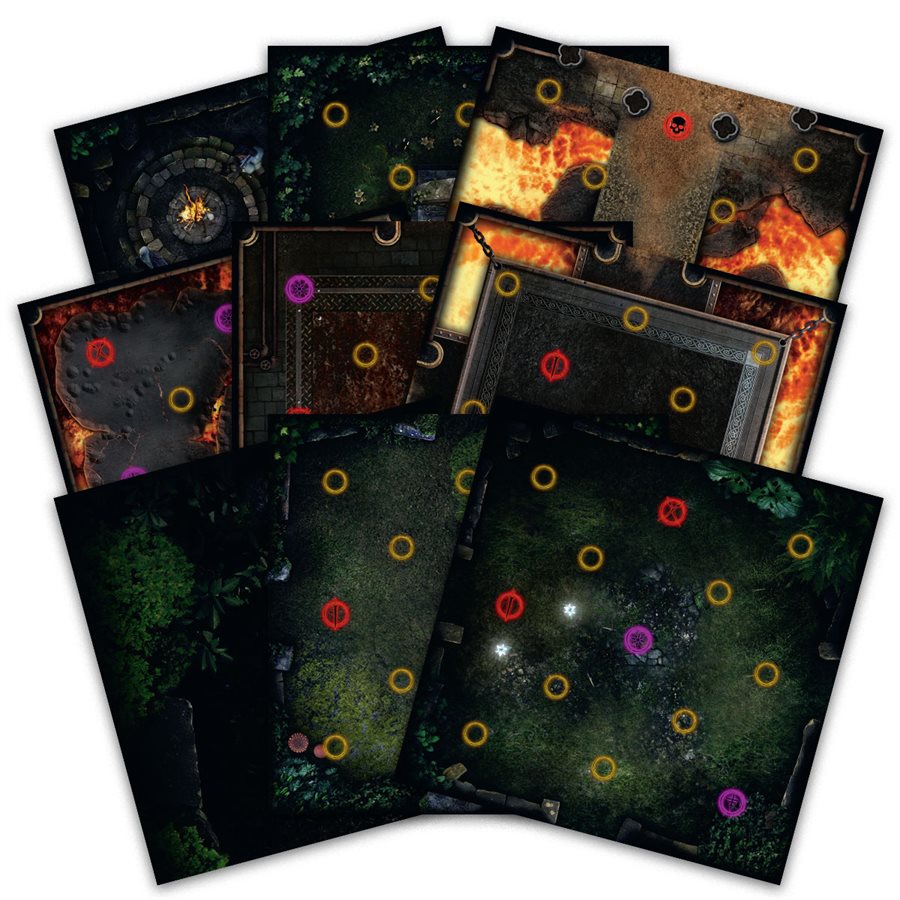 Dark Souls The Board Game: Darkroot Basin and Iron Keep Tiles 
