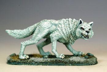 Dark Sword Miniatures: A Game of Thrones: Ghost - Dire Wolf 