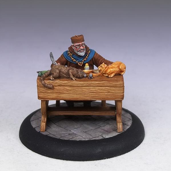 Dark Sword Miniatures: A Game of Thrones: Scribe of Westeros at Writing Desk 