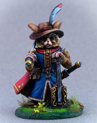 Dark Sword Miniatures: Critter Kingdoms- Mouse Bard with Lute 