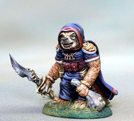 Dark Sword Miniatures: Critter Kingdoms- Sloth Rogue with Sword 