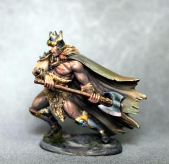 Dark Sword Miniatures: Visions in Fantasy: Male Barbarian with Battle Axe 