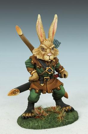 Dark Sword Miniatures: Critter Kingdoms- Rabbit Warrior 