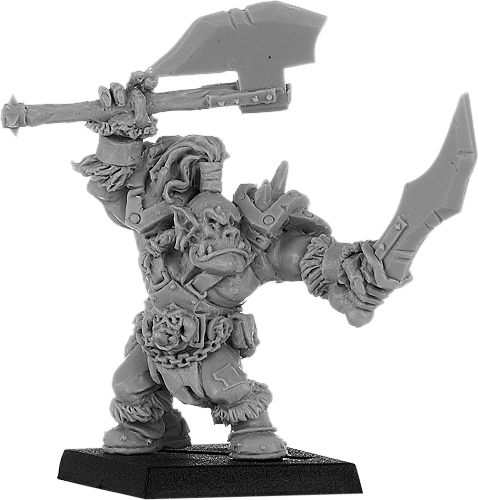 Darklands: Brazhag, Orc Warlord with Two Axes 