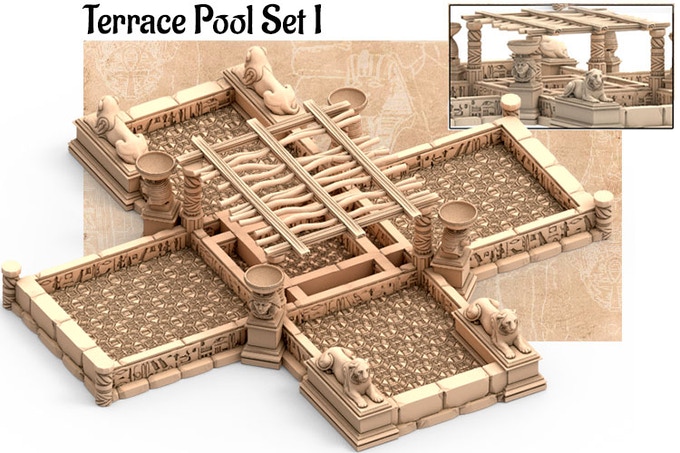 Desert Adventures: Terrace Pool Set 