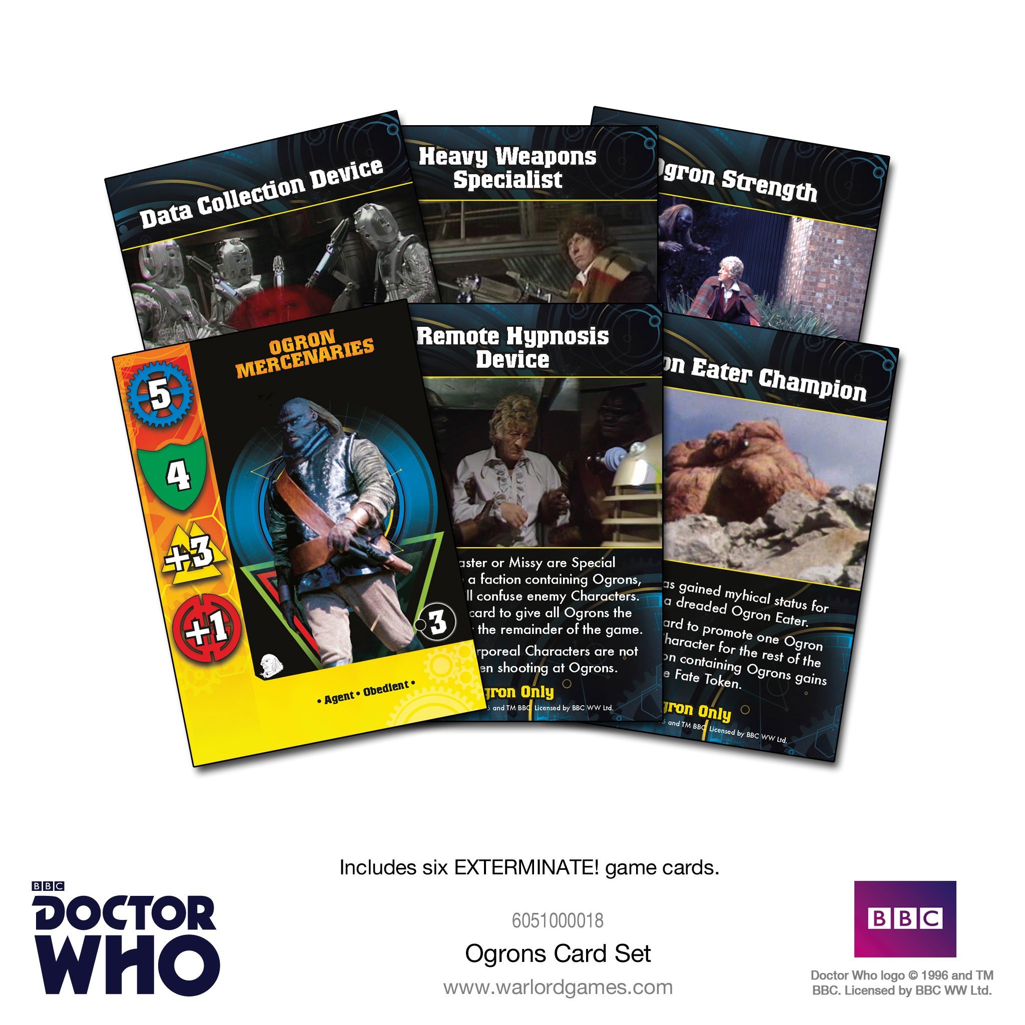 Doctor Who Exterminate: Ogrons Card Set 
