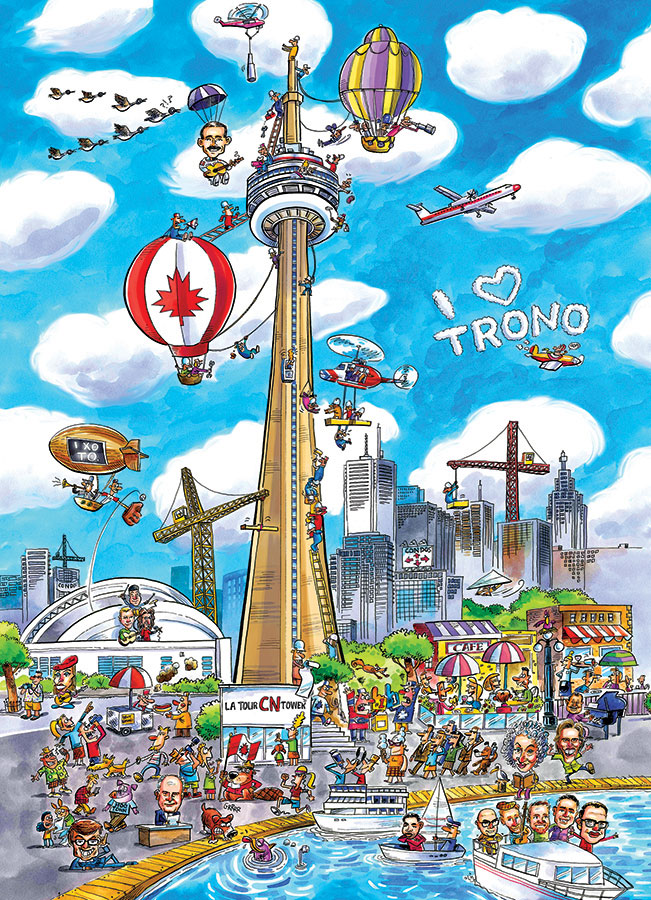 Cobble Hill Puzzles (1000): DoodleTown: Toronto 