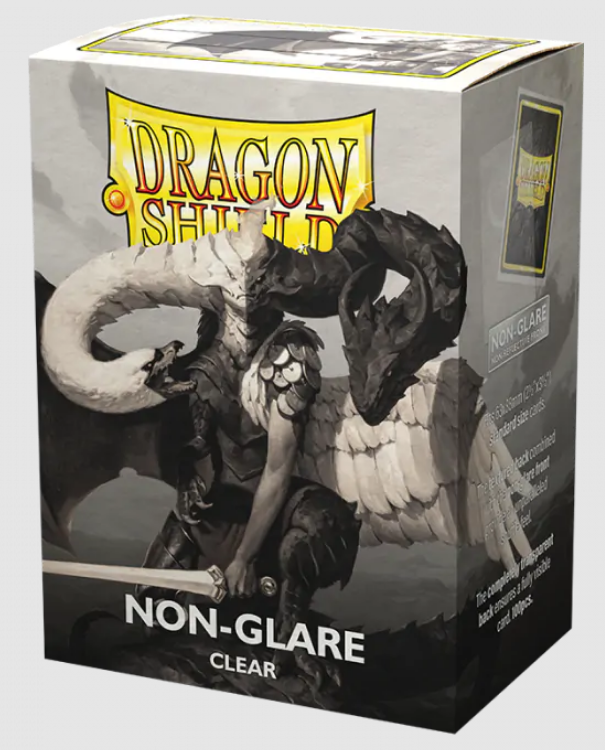 Dragon Shield: Matte Card Sleeves (100): Clear V2 NON-Glare 