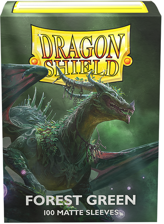 Dragon Shield: Standard Card Sleeves (100): Matte Forest Green 