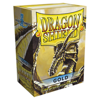 Dragon Shield - Standard Card Sleeves (100): Gold 