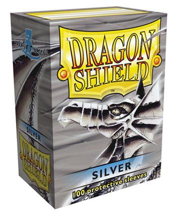 Dragon Shield - Standard Card Sleeves (100): Silver 