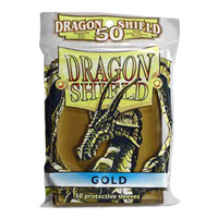 Dragon Shield - Standard Card Sleeves (50): Gold 