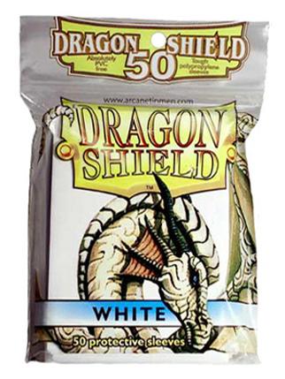 Dragon Shield - Standard Card Sleeves (50): White 