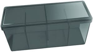Dragon Shield: Four Compartment Storage Box (Silver) 