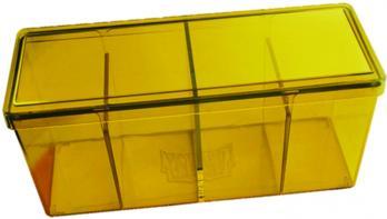 Dragon Shield: Four Compartment Storage Box (Yellow) 