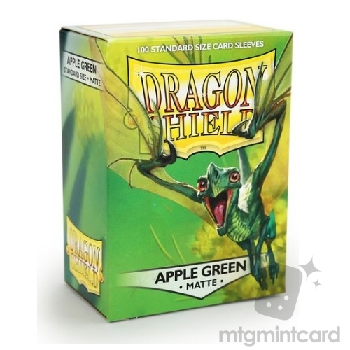 Dragon Shield: Matte Card Sleeves (100): Apple Green 