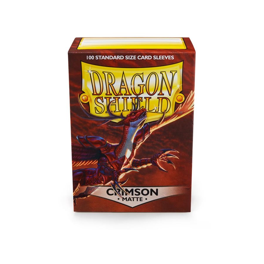 Dragon Shield: Matte Card Sleeves (100): Crimson  