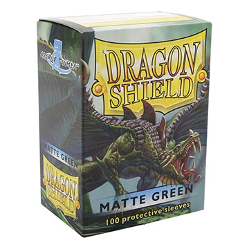 Dragon Shield: Matte Card Sleeves (100): Green 