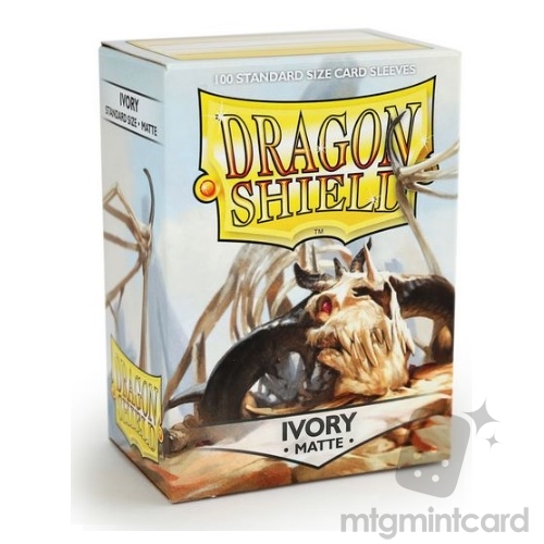 Dragon Shield: Matte Card Sleeves (100): Ivory 