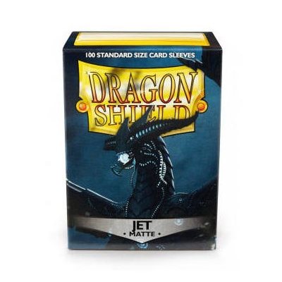 Dragon Shield: Matte Card Sleeves (100): Jet 