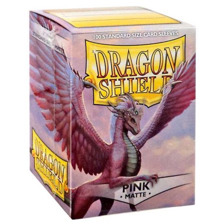 Dragon Shield: Matte Card Sleeves (100): Pink 