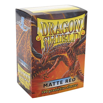 Dragon Shield: Matte Card Sleeves (100): Red 