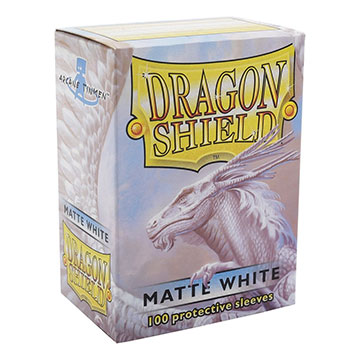 Dragon Shield: Matte Card Sleeves (100): White 