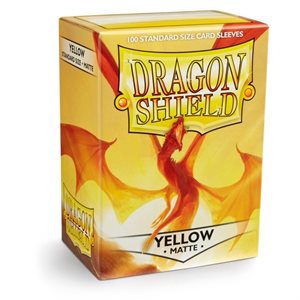 Dragon Shield: Matte Card Sleeves (100): Yellow 