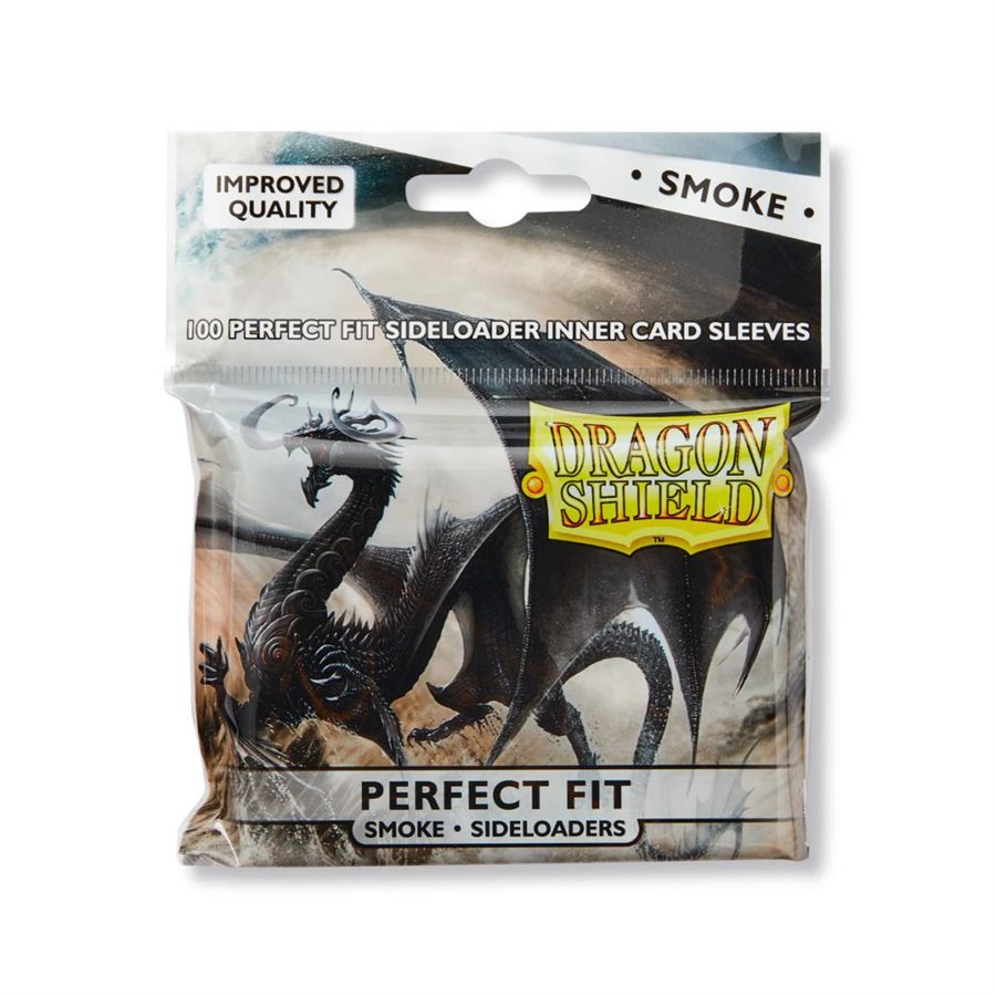 Dragon Shield: Perfect Fit Sleeves (100): Smoke [Sideloader] 