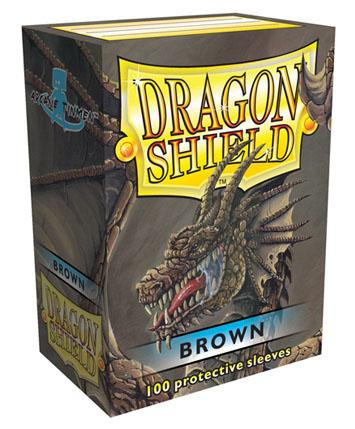 Dragon Shield: Standard Card Sleeves (100ct): Brown 