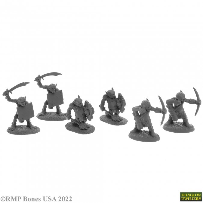 Dungeon Dwellers: Goblin Skirmishers (6) 