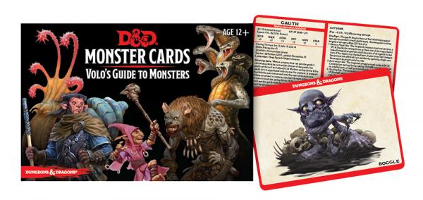 Dungeons & Dragons (5th Ed): Monster Cards- Volos Guide to Monsters 
