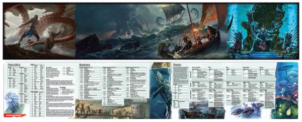 Dungeons & Dragons: DM Screen: Of Ships & The Sea 