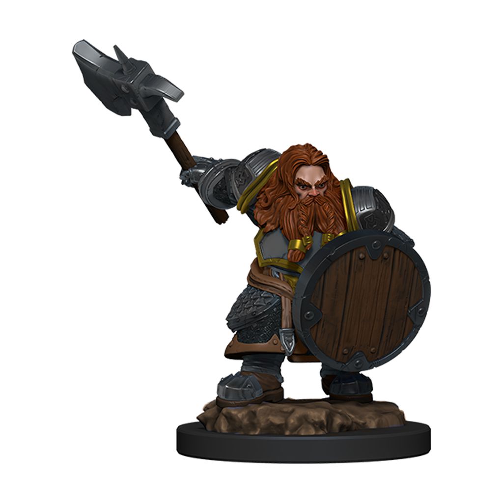 Dungeons & Dragons: Icons of the Realms: Premium Figures: DWARF FIGHTER MALE 