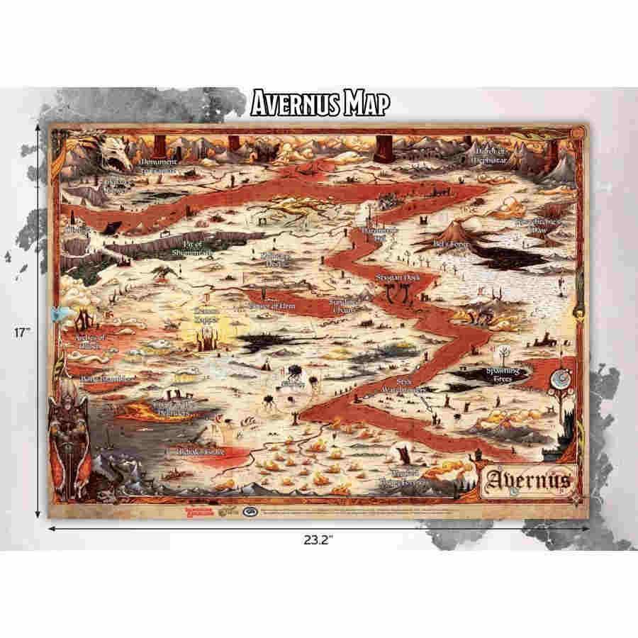 Dungeons & Dragons (5th Ed.): Baldurs Gate Avernus Map Set 