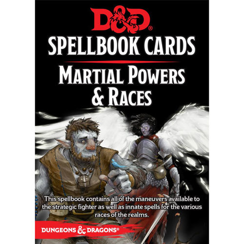 Dungeons & Dragons (5th Ed.): Spellbook Cards: Martial Powers & Races (2nd Edition) 