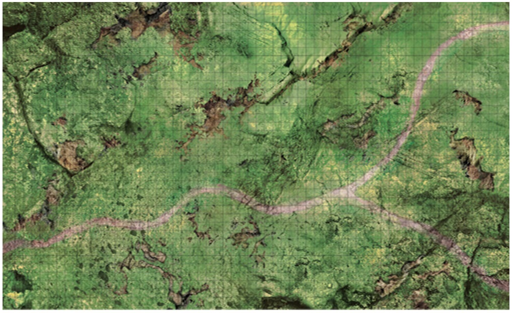 Dungeons & Dragons: Icons of the Realms Battle Mat: Bluffs 