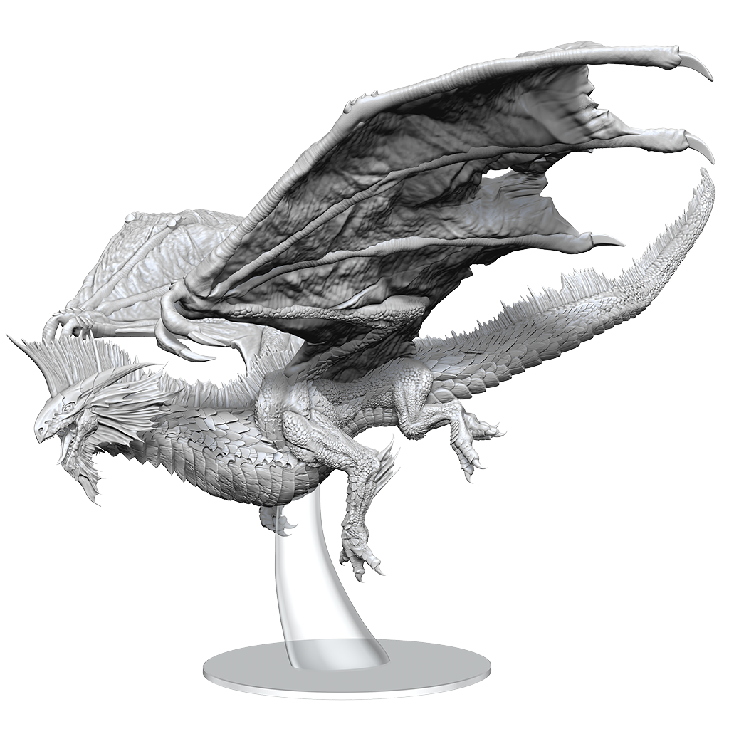 Dungeons & Dragons Nolzur’s Marvelous Miniatures: Adult Silver Dragon 
