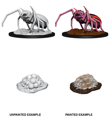 Dungeons & Dragons Nolzur’s Marvelous Miniatures: Giant Spider/ Egg Clutch 