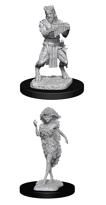 Dungeons & Dragons Nolzur’s Marvelous Miniatures: SATYR AND DRYAD 