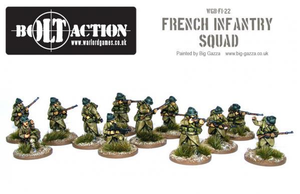 Bolt Action: French: Early War Infantry Squad (10 men) 