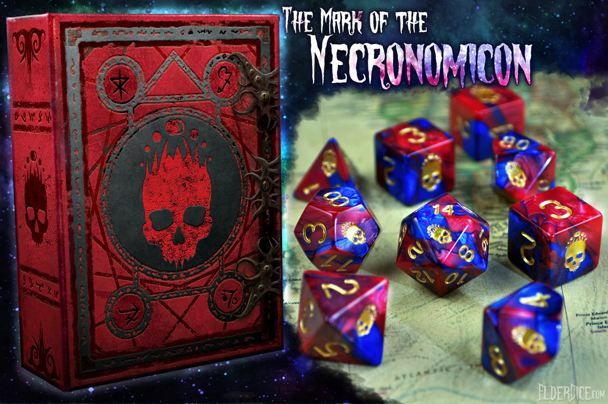 Elder Dice: Polyhedral Set: Mark of the Necronomicon: Blood and Magick 
