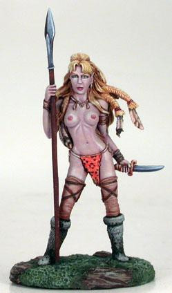 Dark Sword Miniatures: Elmore Masterwork: Female Wild Elf Warrior 