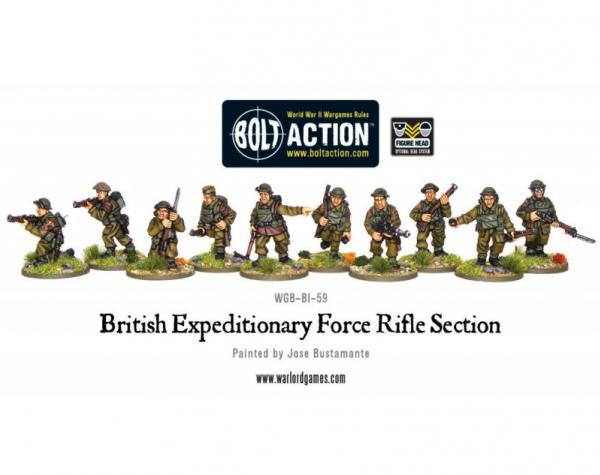 Bolt Action: British: Expeditionary Force Rifle Section 