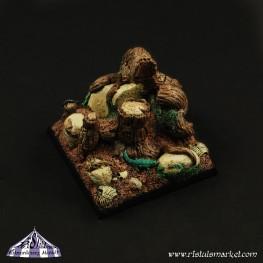 Extraordinary Bases: Undead Tree: 50mm Square 