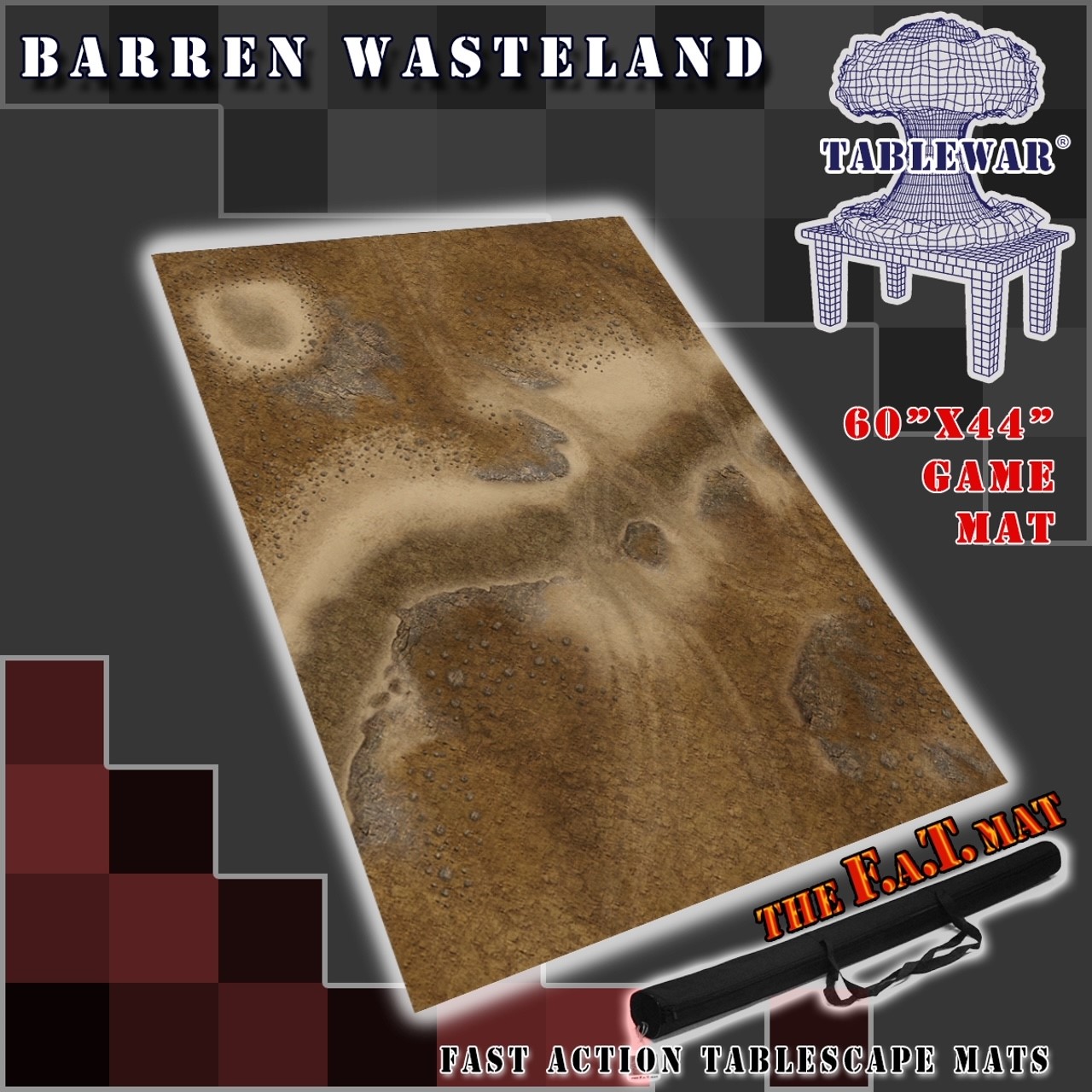 F.A.T. Mats: Barren Wasteland 60"X44" 