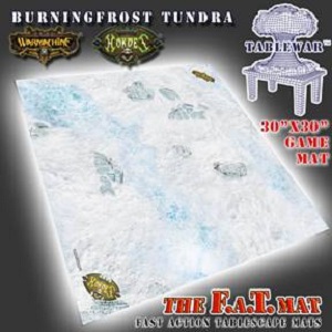 F.A.T. Mats: Burning Frost Tundra 30"X30" 