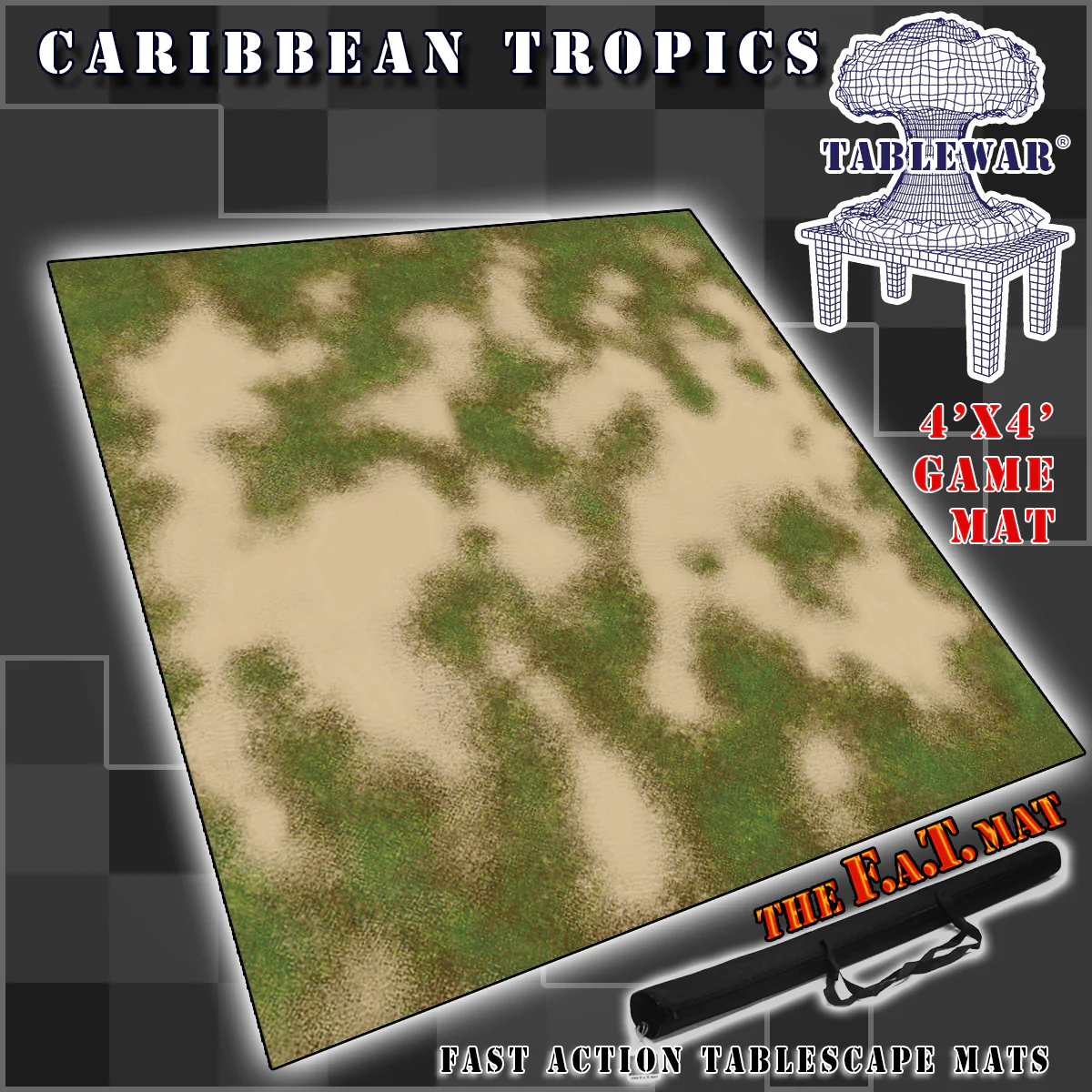 F.A.T. Mats: CARIBBEAN TROPICS (LAND MASS) 4X4 