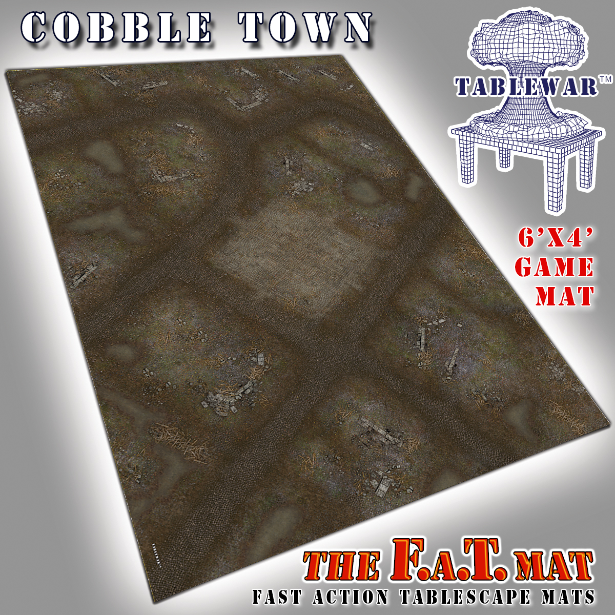 F.A.T. Mats: Cobble Town 6×4 