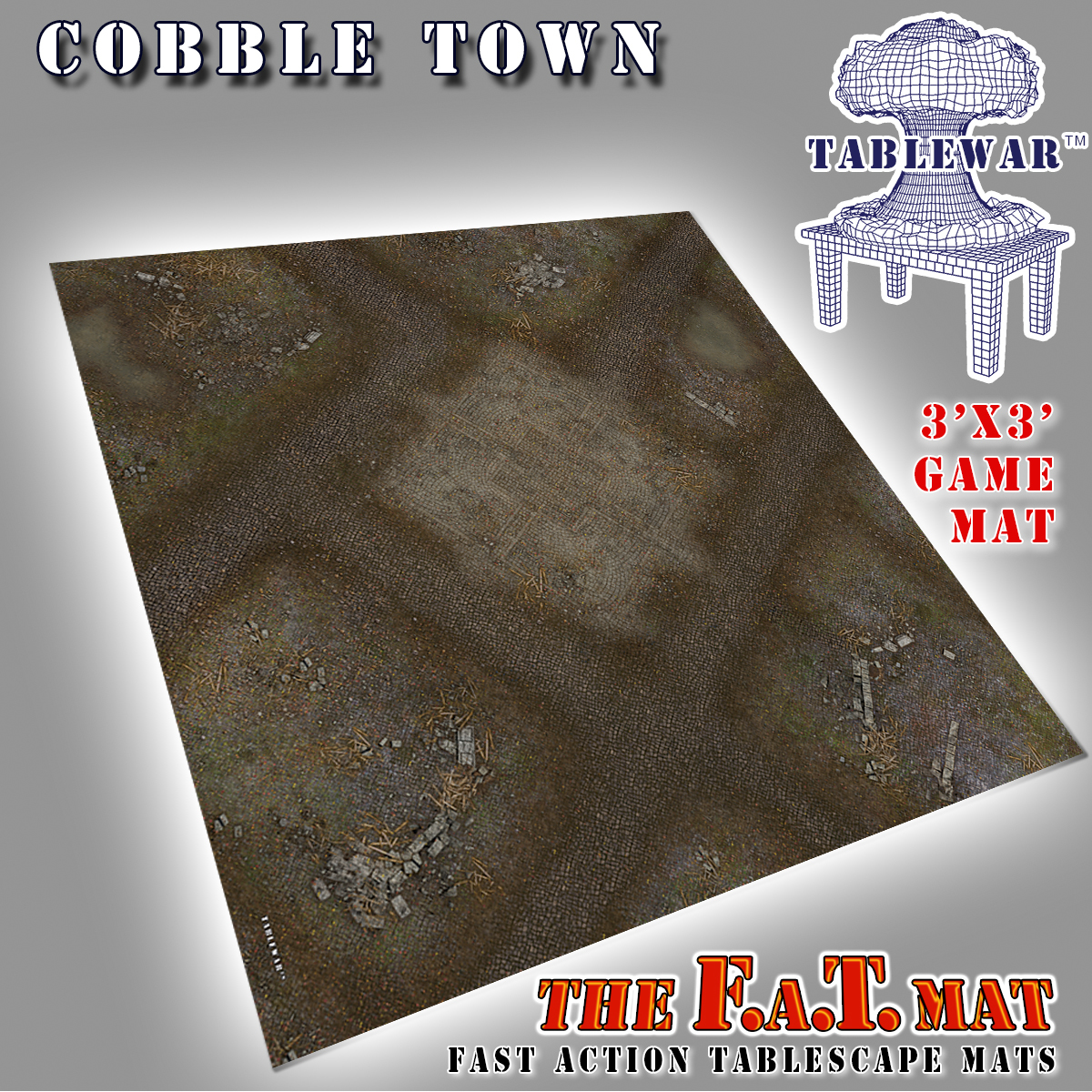 F.A.T. Mats: Cobble Town 3×3 